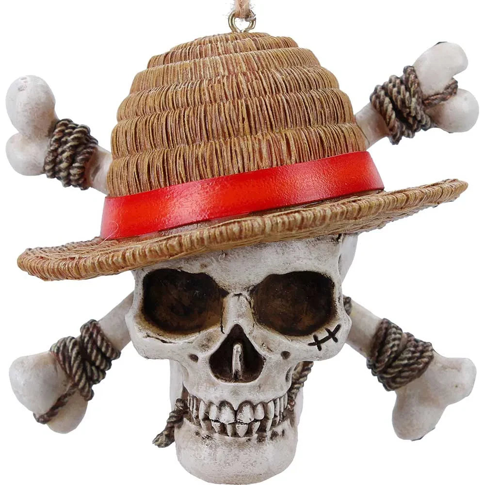 One Piece Decoración Árbol Luffy Jolly Roger 7 cm