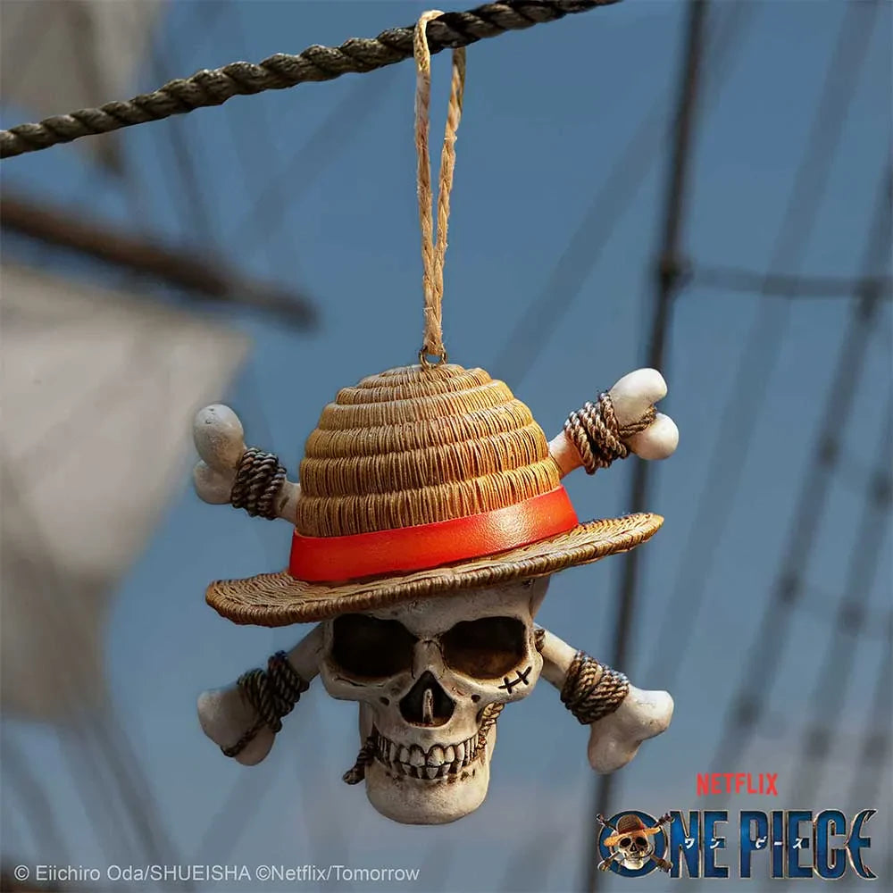 One Piece Decoración Árbol Luffy Jolly Roger 7 cm