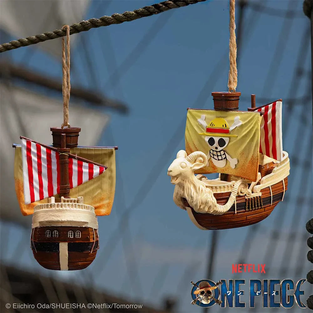 One Piece Decoración Árbol Going Merry 8 cm