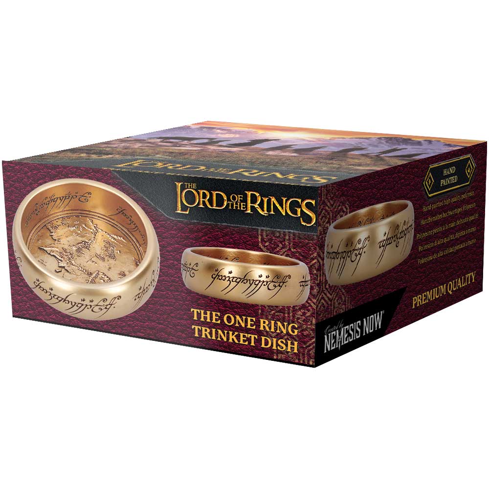 El Señor de los Anillos Bandeja para joyas The One Ring 11 cm