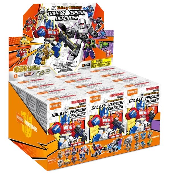 TRANSFORMERS GALAXY SHINING DEFENDER VERSION 01 MODEL KIT BLIND Caja (12) Frikytopia