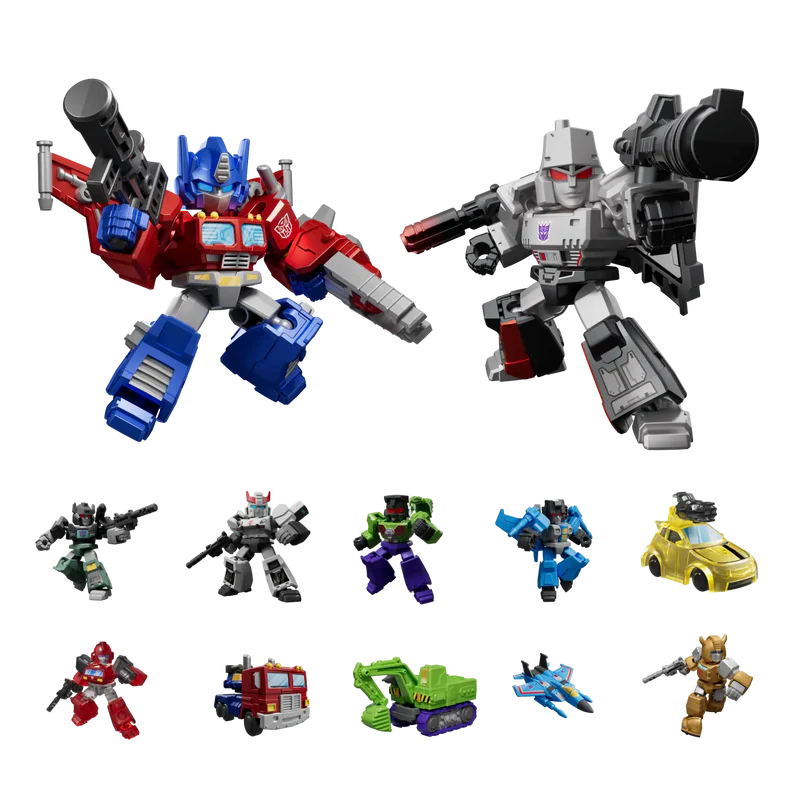 TRANSFORMERS GALAXY SHINING DEFENDER VERSION 01 MODEL KIT BLIND Caja (12)