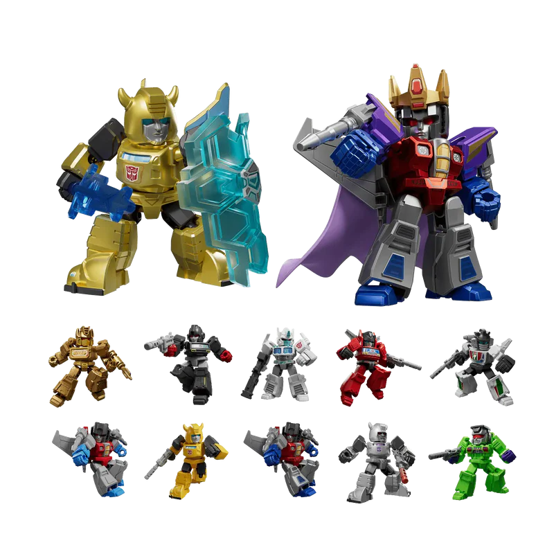 TRANSFORMERS THE OVERTHROW DEFENDER VERSION 02 MODEL KIT BLIND Caja (12) Frikytopia