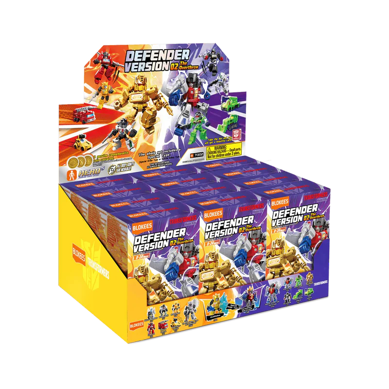 TRANSFORMERS THE OVERTHROW DEFENDER VERSION 02 MODEL KIT BLIND Caja (12)