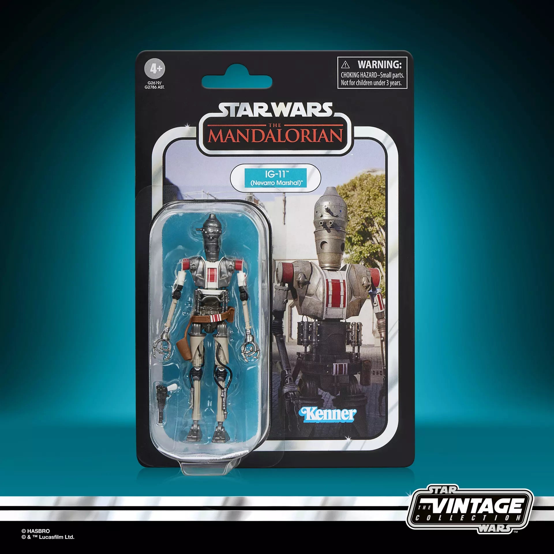 STAR WARS VINTAGE THE MANDALORIAN IG-11 NEVARRO MARSHAL ACTION Figura