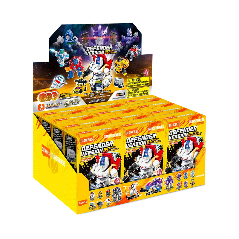 TRANSFORMERS TRAITOR TO TYRANNY DEFENDER VERSION 05 MODEL KIT BLIND Caja SET (12)