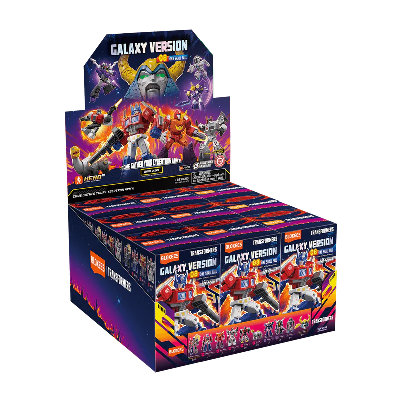 TRANSFORMERS ONE SHALL FALL GALAXY VERSION 08 BLIND Caja SET (9)