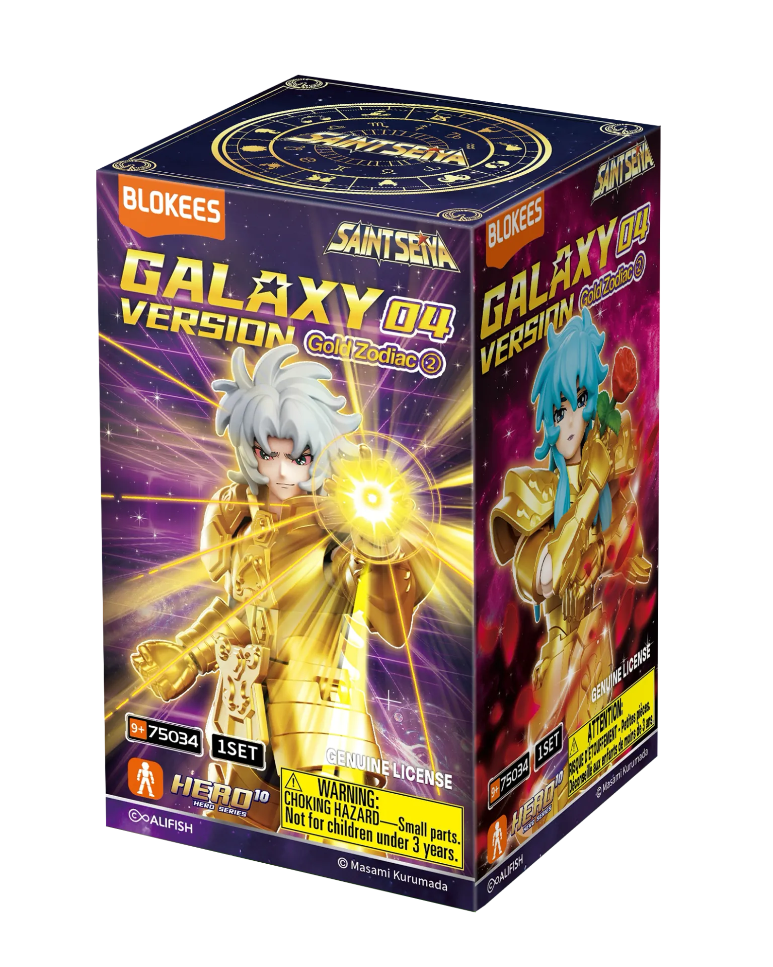 SAINT SEIYA GOLD ZODIAC 2 GALAXY VERSION 04 BLIND Caja SET (9)