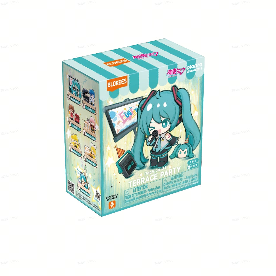 HATSUNE MIKU TERRACE PARTY DAA VIBE MODEL KIT BLID Caja SET (6)