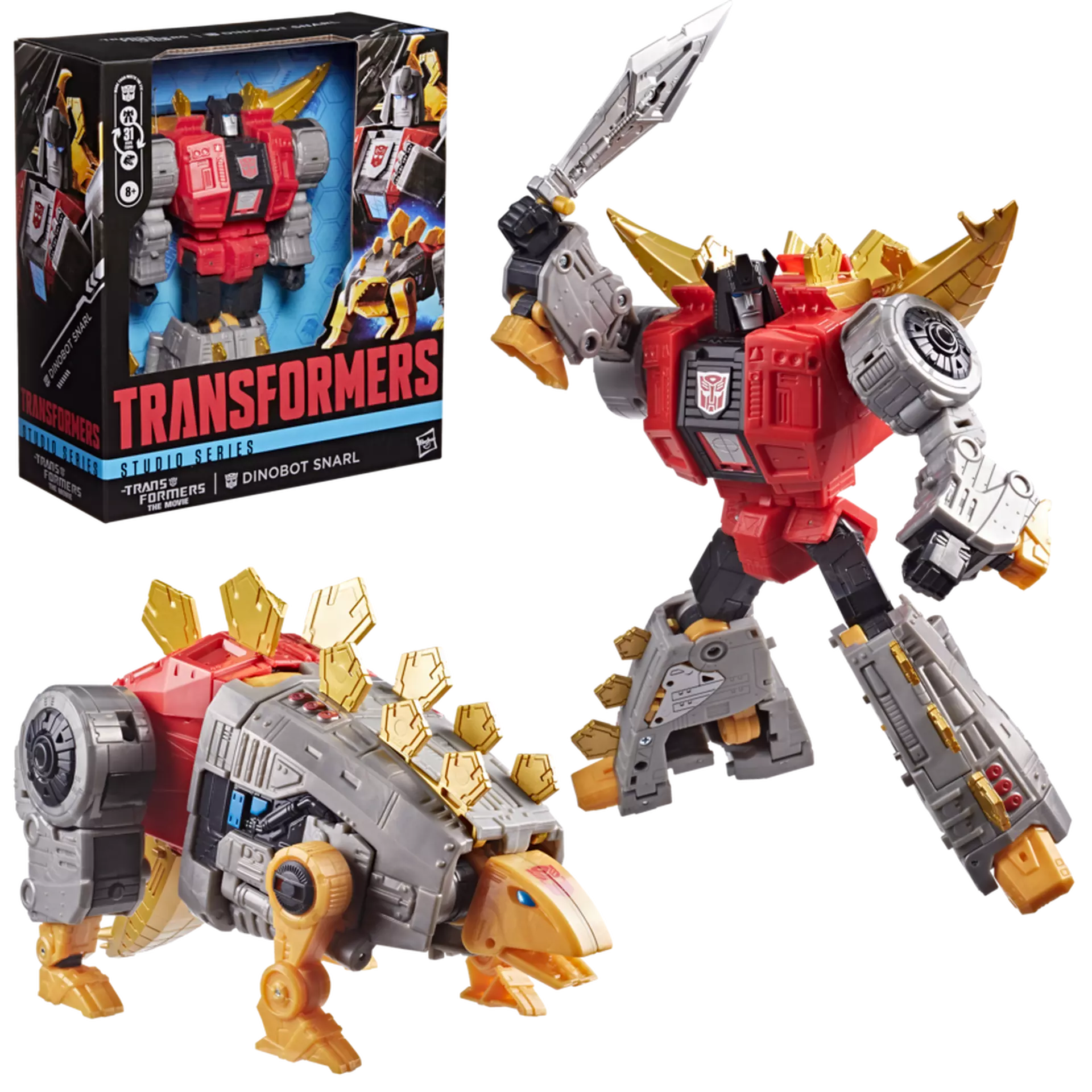 Figura hasbro transformers studio series dinobot snarl