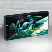 STAR WARS TIE INTERCEPTOR Lámpara UP CANVAS