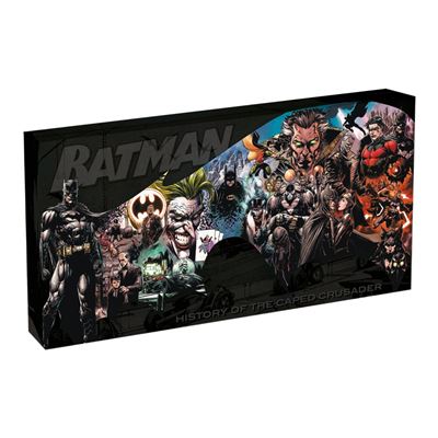 BATMAN HISTORY OF THE CAPED CRUSADER LIGHT UP CANVAS