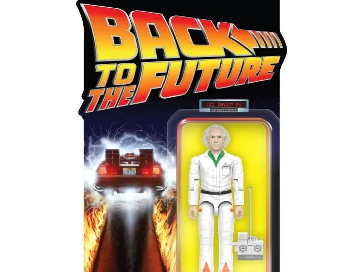 Regreso al Futuro ReAction+ Figura Wave 01 Doc Brown '85