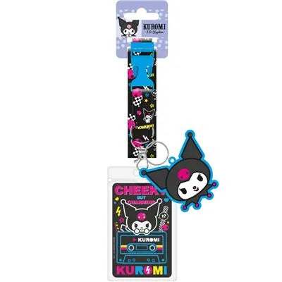 SANRIO KUROMI PUNKY ID Llavero & LANYARD