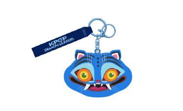 K-POP DEMON HUNTERS DERPY TIGER SILICONE Llavero Monedero