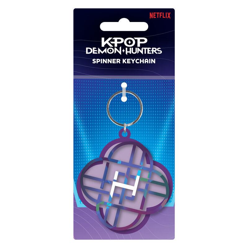 KPop Demon Hunters Llavero metálico Spinner Huntrix