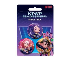 KPop Demon Hunters Pack 3 Chapas
