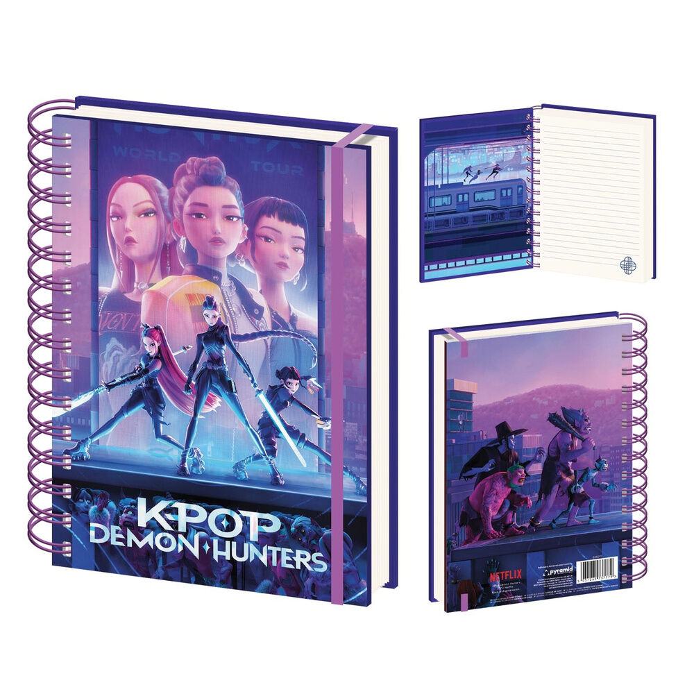 KPop Demon Hunters Libreta A5 Wiro