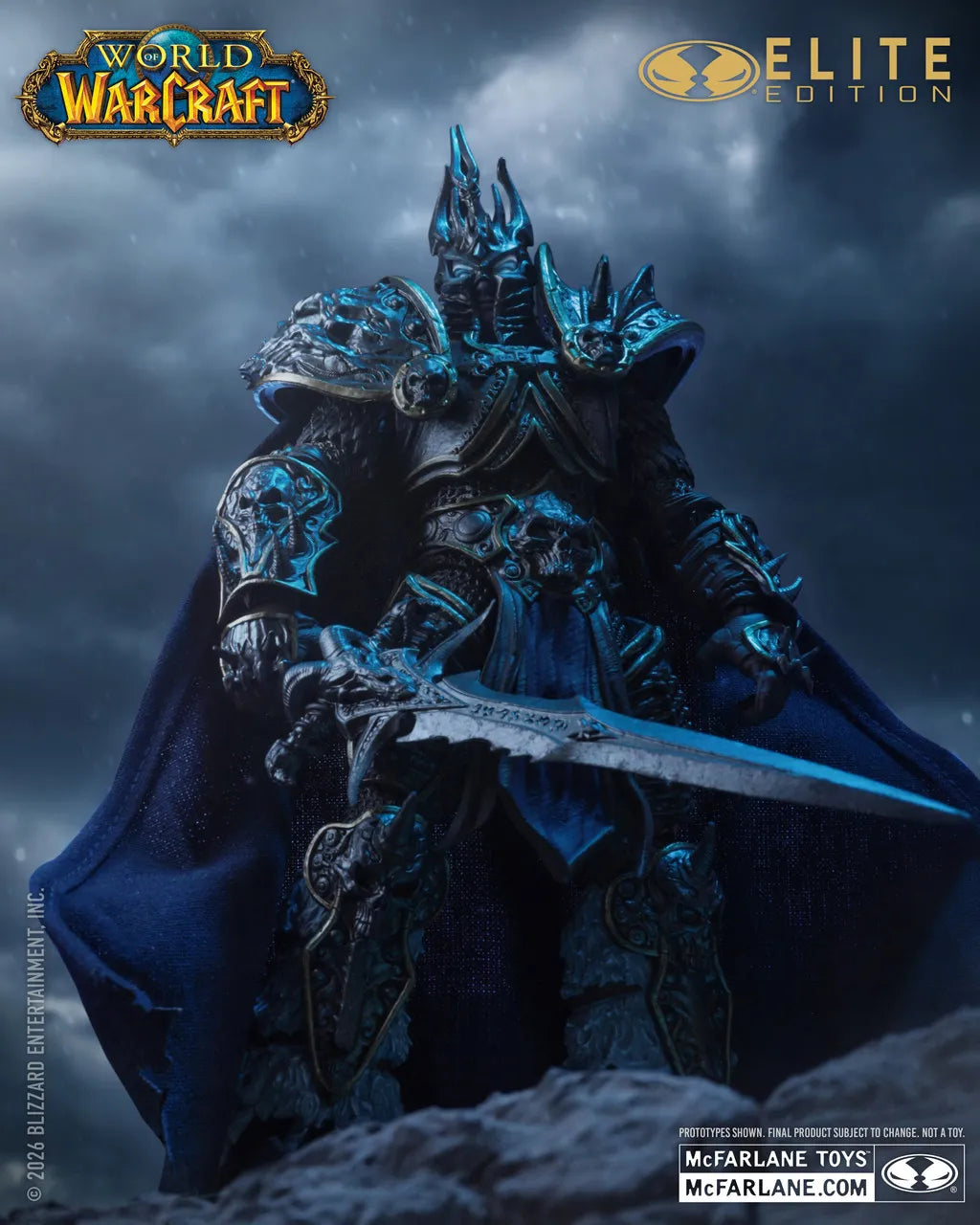 WORLD OF WARCRAFT LICH KING MCFARLANE ELITE EDITION 7" ACTION Figura