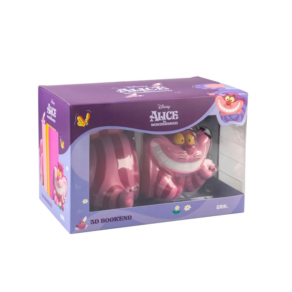 Disney Alicia en el País de las Maravillas Sujetalibros Gato de Cheshire