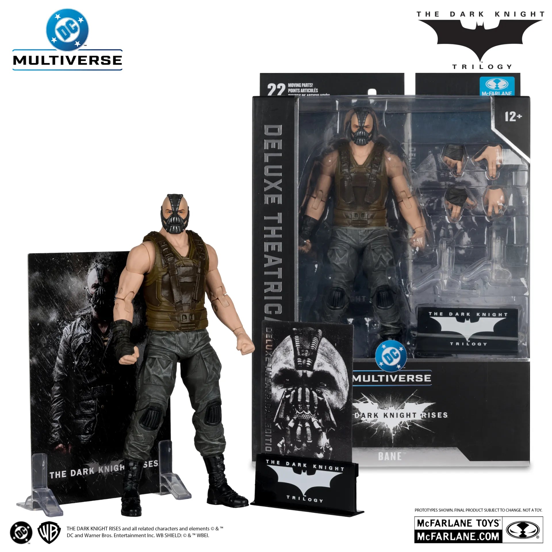 El caballero oscuro: la leyenda renace DC Multiverse Deluxe Theatrical Edition Figura Bane 19 cm