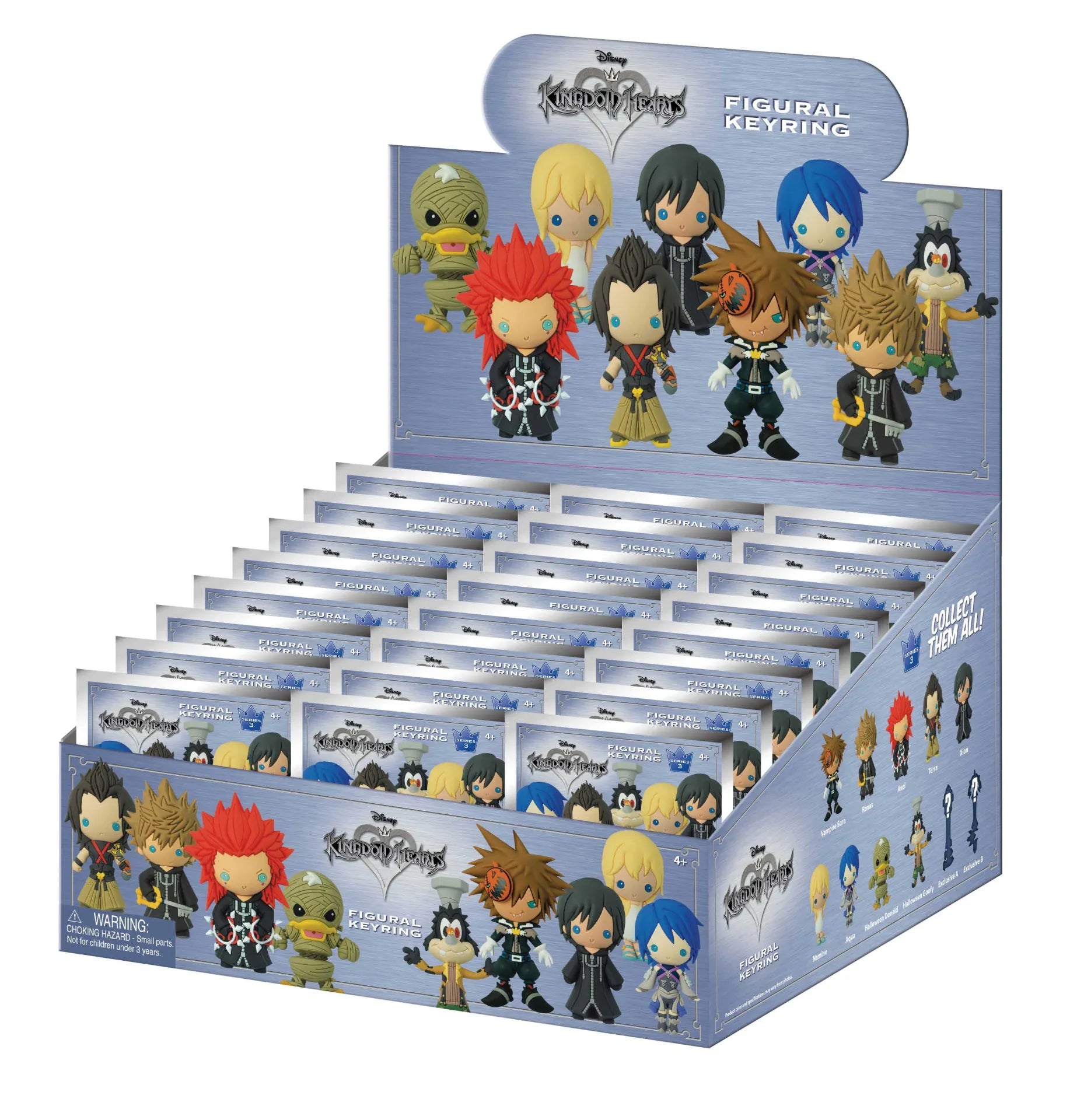 KINGDOM HEARTS SERIES 3 Bolsa CLIP BLIND Caja DISPLAY (24)