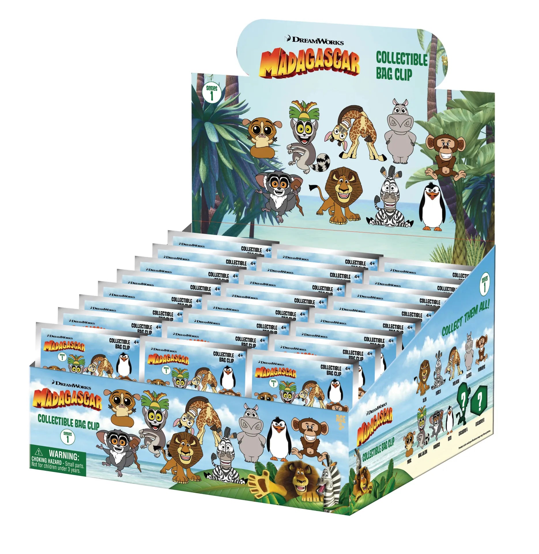 MADAGASCAR Bolsa CLIP BLIND Caja DISPLAY (24)