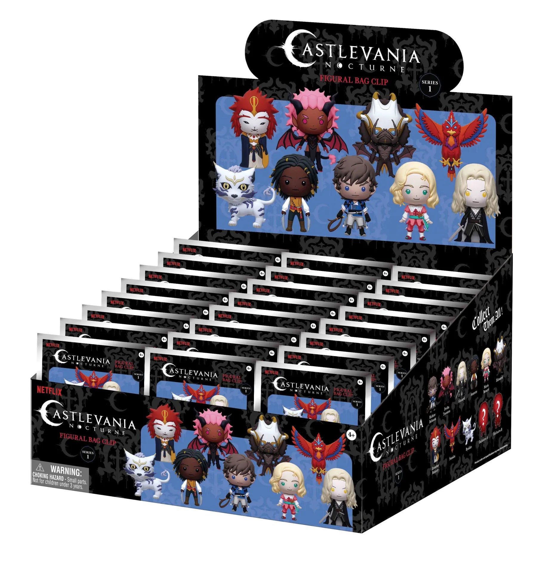 CASTLEVANIA NOCTURNE Bolsa CLIP BLIND Caja DISPLAY (24)