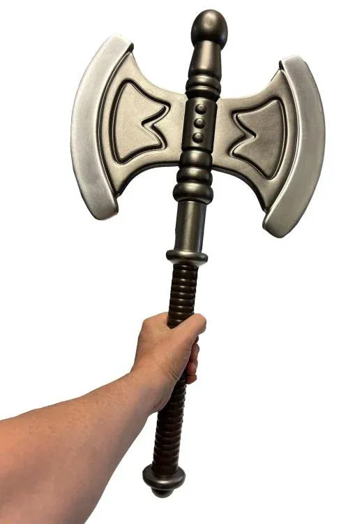MASTERS OF THE UNIVERSE HE-MAN BATTLE AXE LARP STUNT PROP Réplica