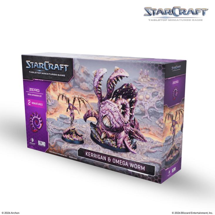 STARCRAFT KERRIGAN & OMEGA WORM Caja