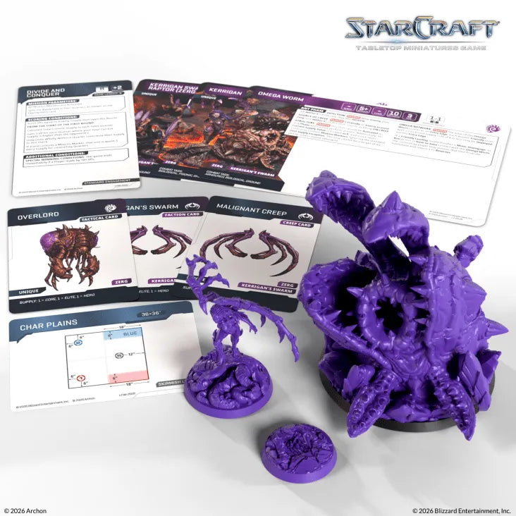 STARCRAFT KERRIGAN & OMEGA WORM Caja