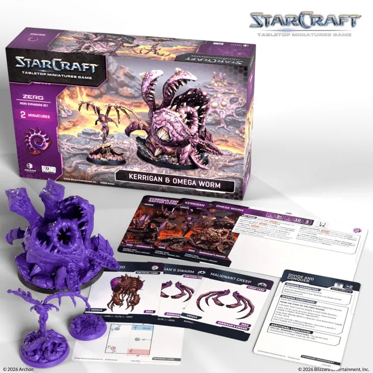 STARCRAFT KERRIGAN & OMEGA WORM Caja
