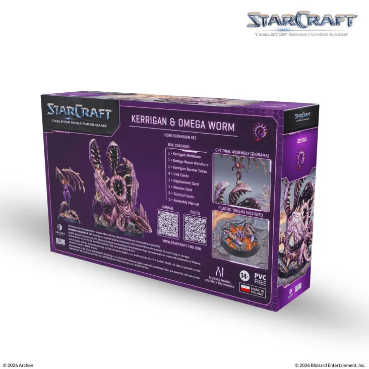 STARCRAFT KERRIGAN & OMEGA WORM Caja