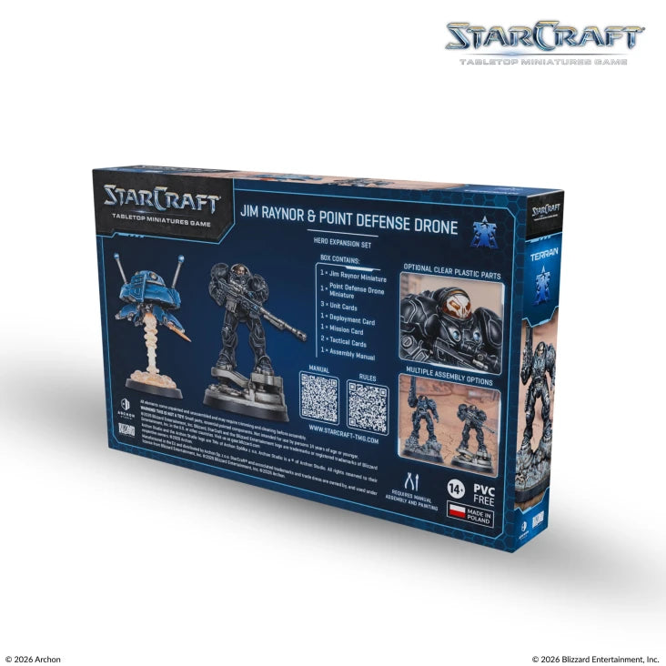 STARCRAFT JIM RAYNOR & DRONE Caja