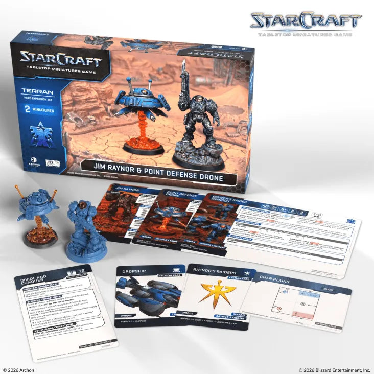 STARCRAFT JIM RAYNOR & DRONE Caja
