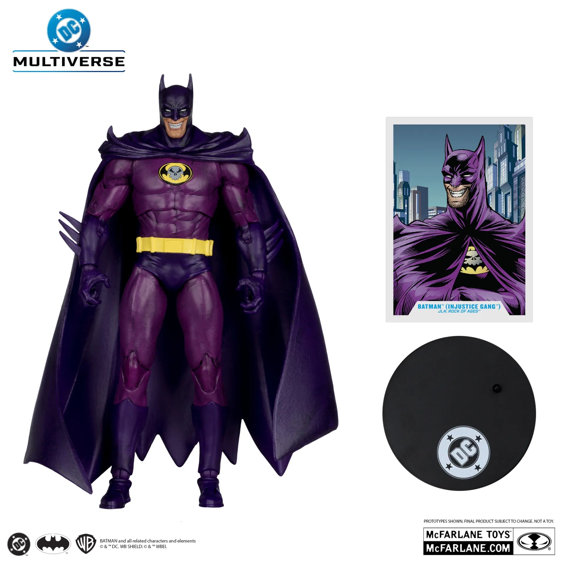 DC Multiverse Figura Batman (Injustice Gang) (JLA: Rock of Ages) (Red Platinum Edtion) 18 cm