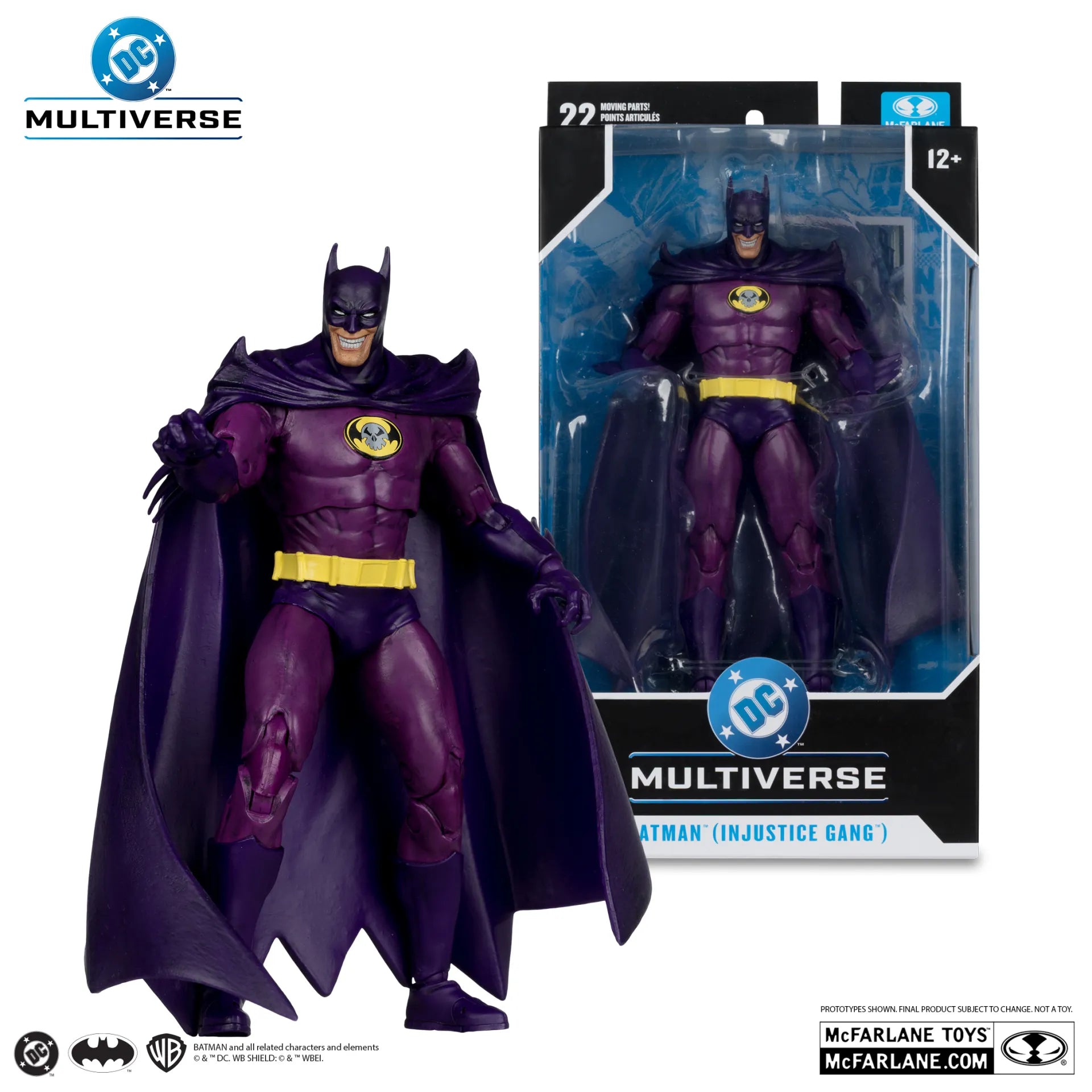 DC Multiverse Figura Batman (Injustice Gang) (JLA: Rock of Ages) (Red Platinum Edtion) 18 cm