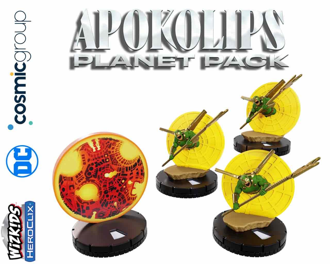 DC HEROCLIX - APOKOLIPS PLANET PACK Frikytopia