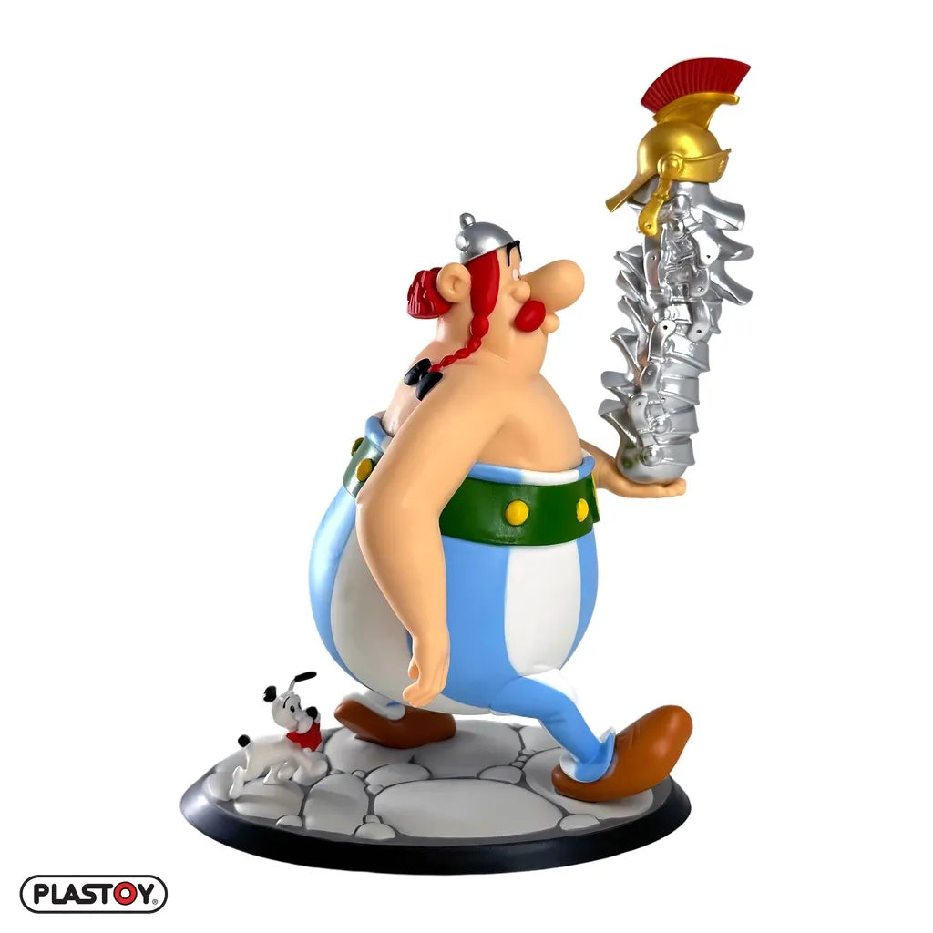 ASTERIX OBELIX STACK OF HELMETS AND DOGMATIX Figura
