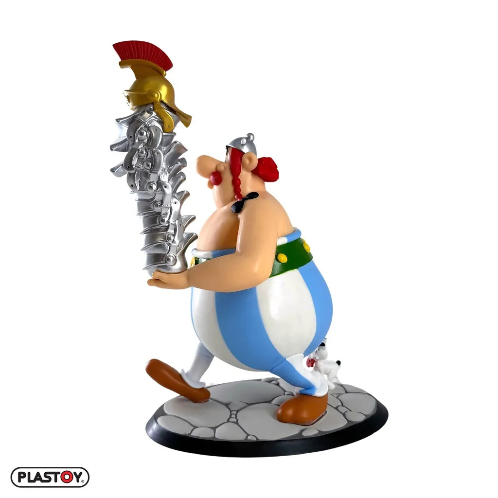 ASTERIX OBELIX STACK OF HELMETS AND DOGMATIX Figura