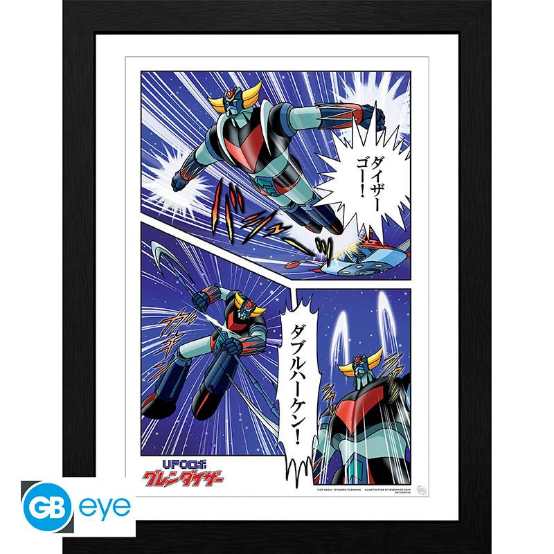UFO ROBOT GRENDIZER FRAMED PRINT Frikytopia