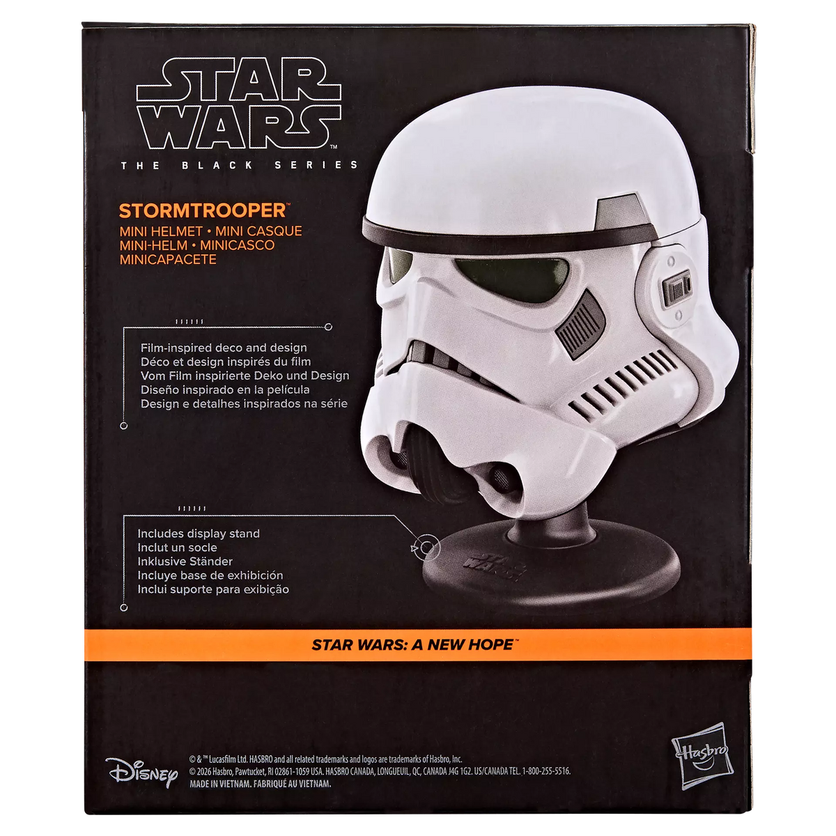 Casco premium Stormtrooper Star Wars 15cm