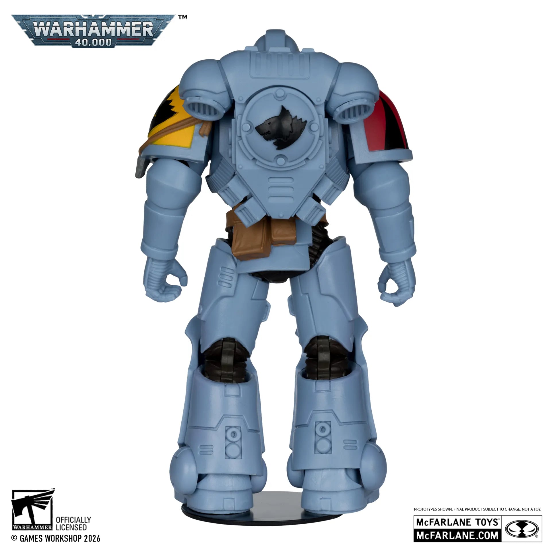 Warhammer 40,000 Figura Grey Hunter (Space Wolves) 18 cm