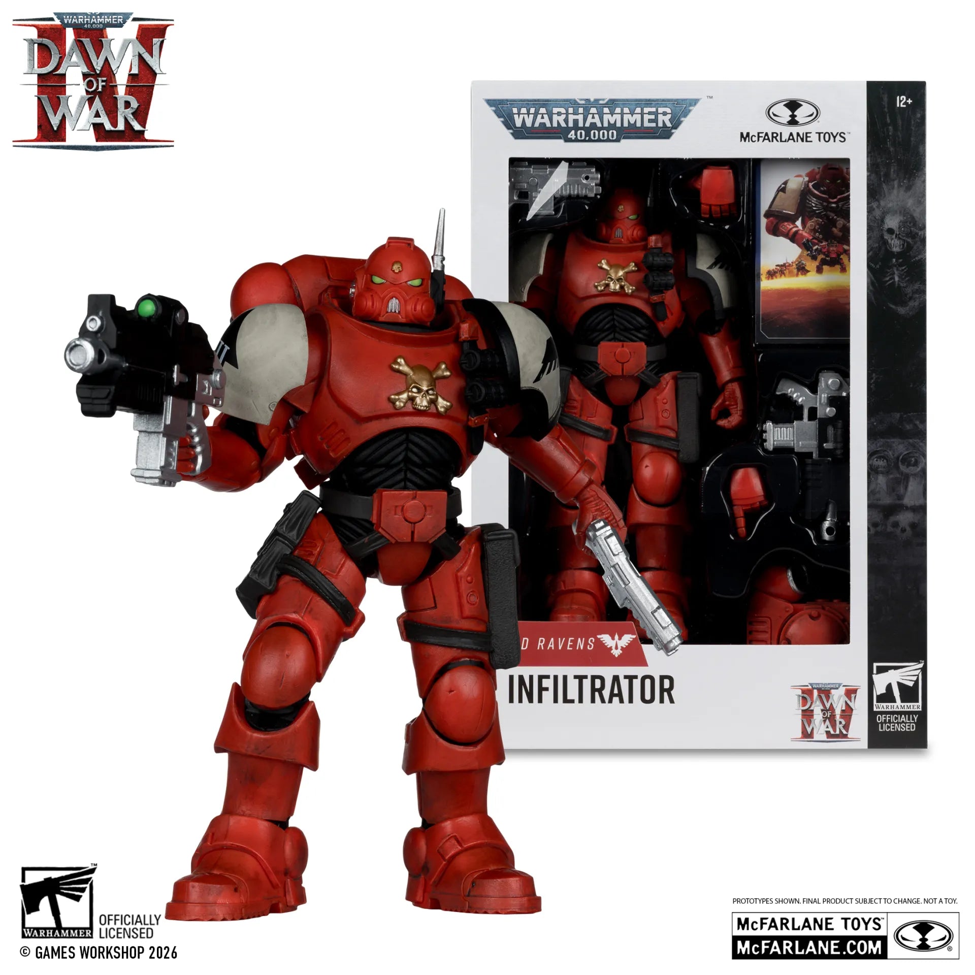 Warhammer 40,000 Figura Infiltrator (Blood Ravens ) (Dawn of War 4) 20 cm