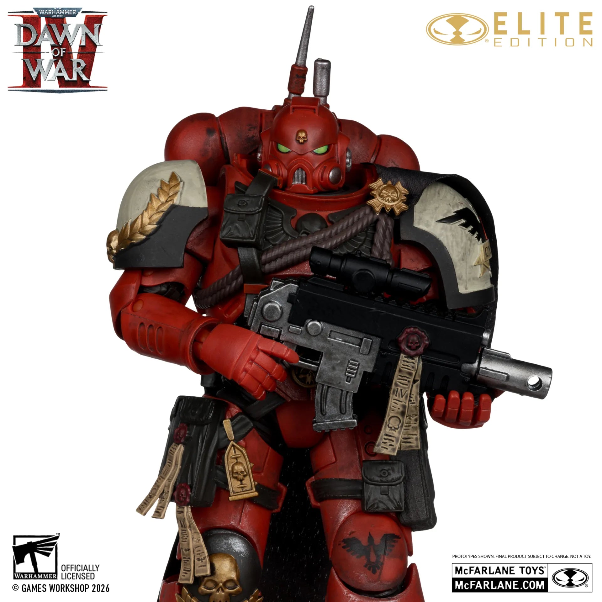 Warhammer 40000 Dawn of War McFarlane Elite Edition Figura Captain Cyrus (Dawn of War 4) 20 cm