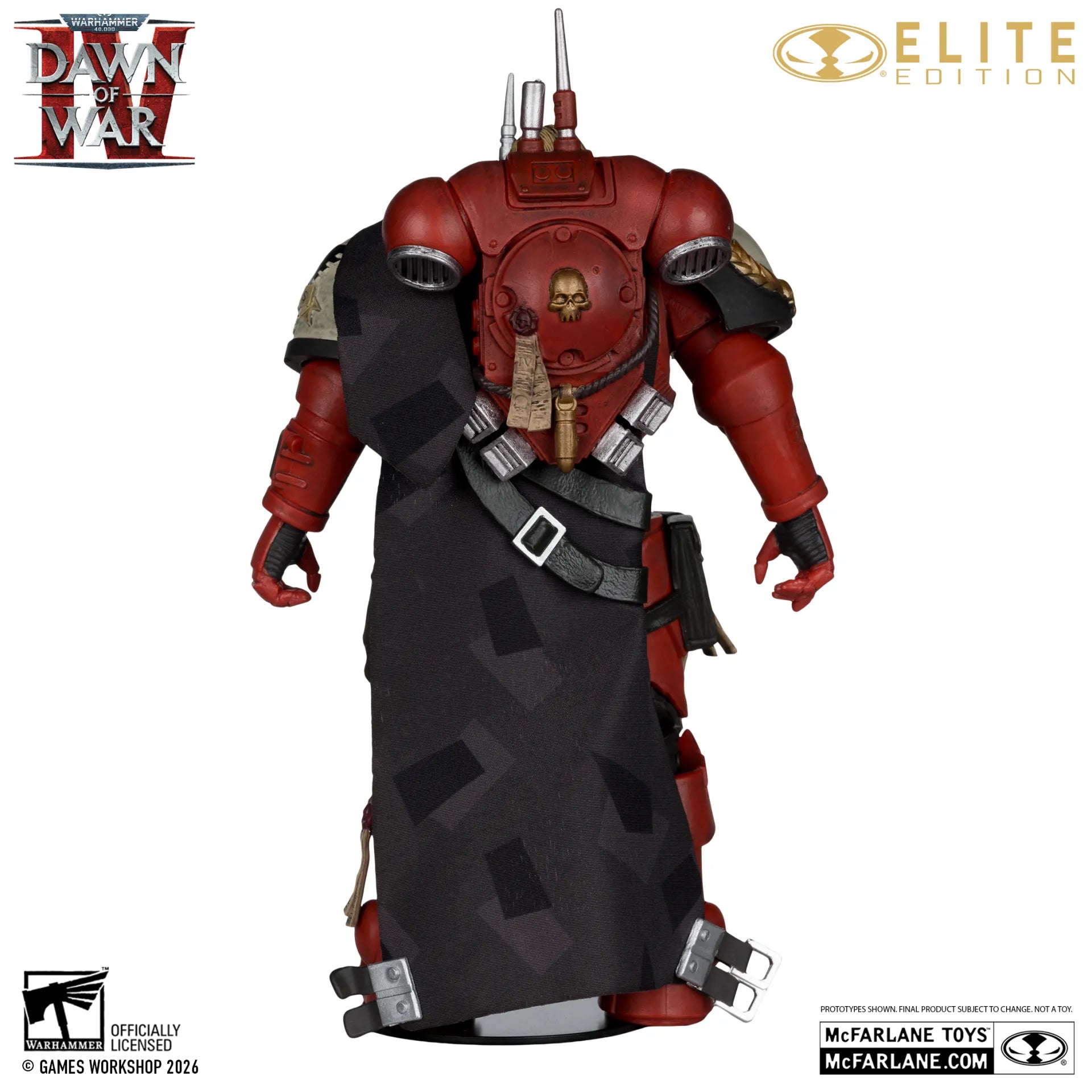 Warhammer 40000 Dawn of War McFarlane Elite Edition Figura Captain Cyrus (Dawn of War 4) 20 cm