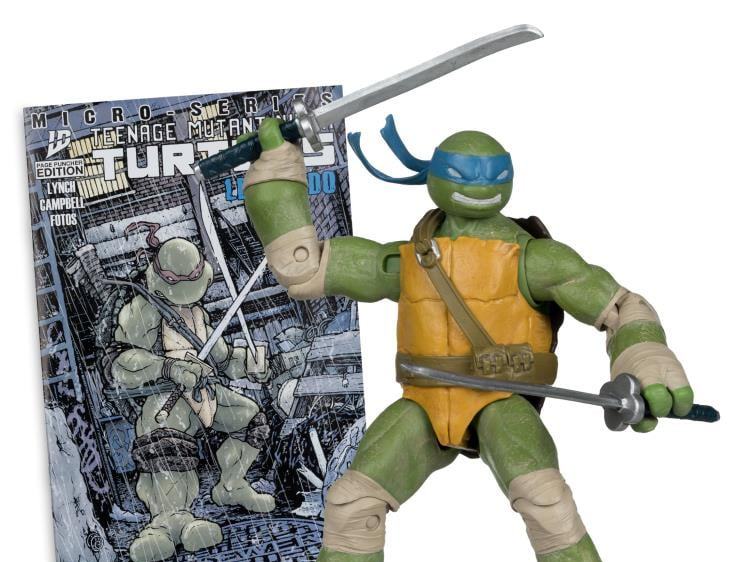 Las Tortugas Ninja Page Punchers Figura Leonardo 13 cm