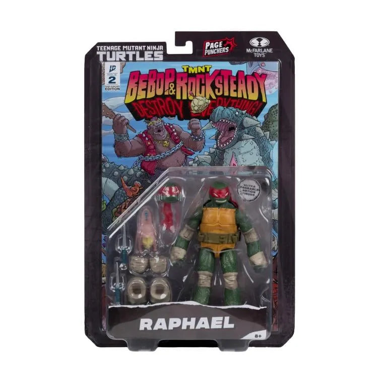 Las Tortugas Ninja Page Punchers Figura Raphael 13 cm