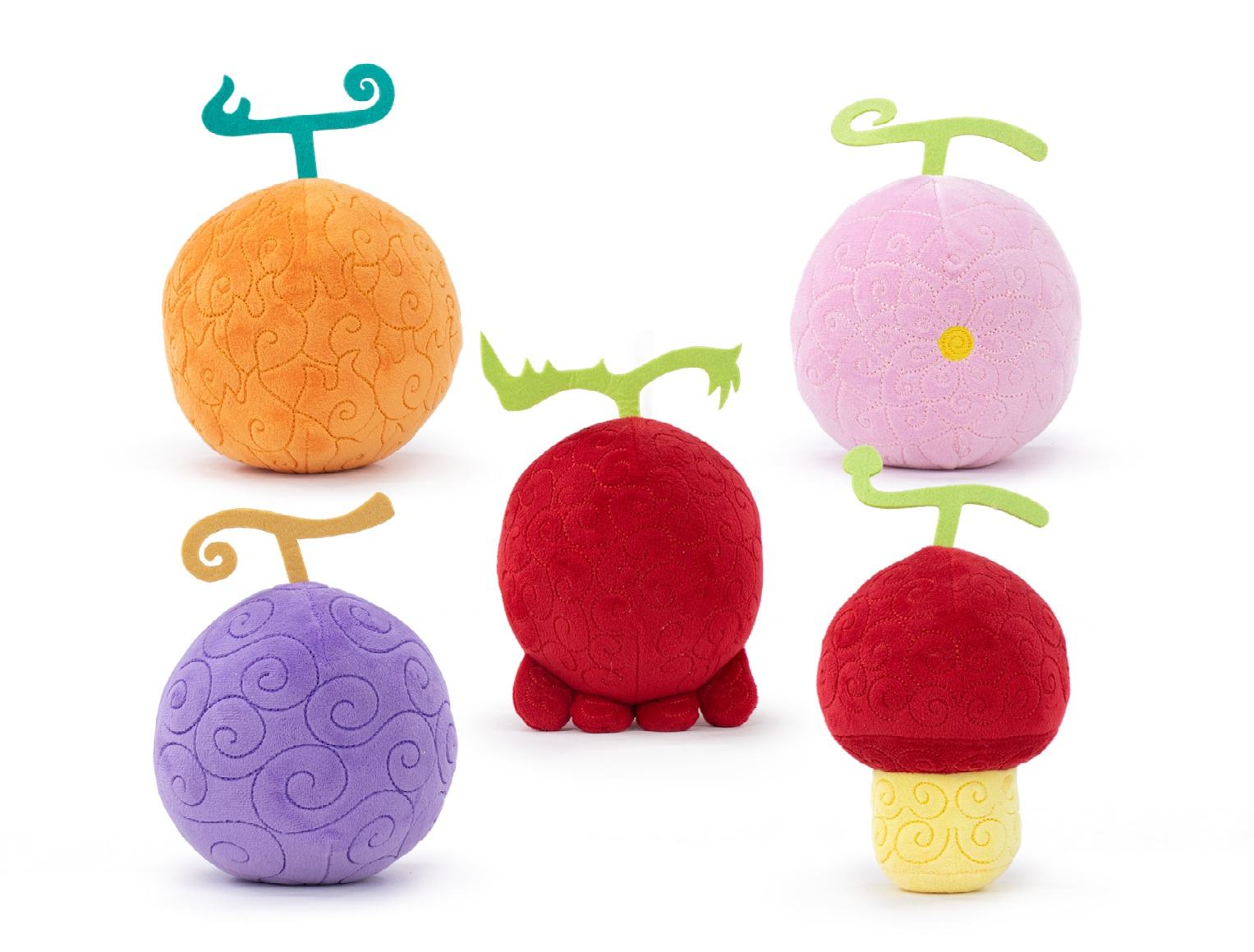ONE PIECE DEVIL FRUITS ASST. SET (5) Frikytopia