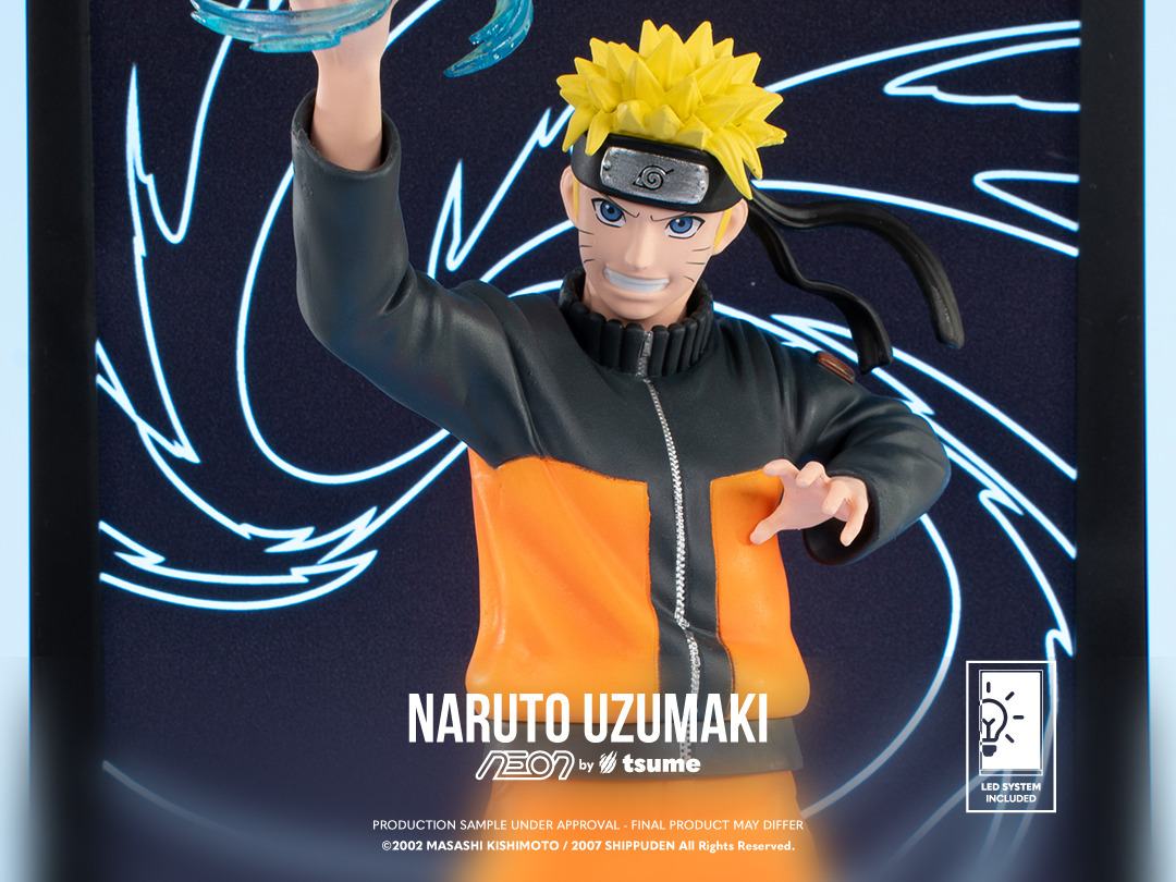Naruto Neon Figura 1/9 Naruto Uzumaki 25 cm
